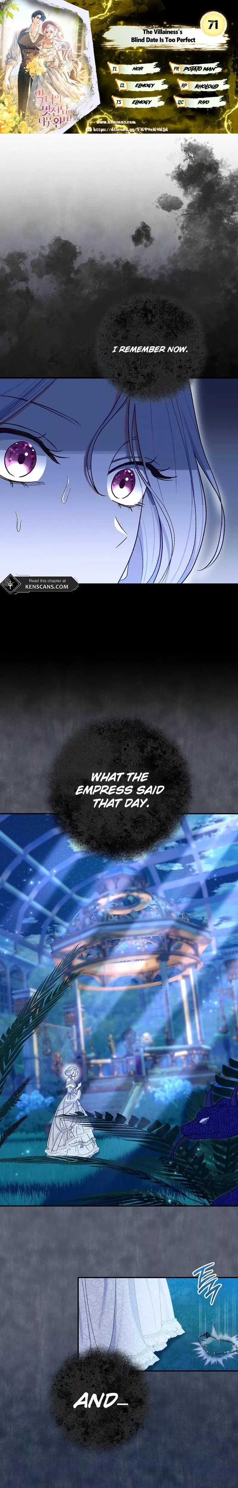 Read The Villainess’ Blind Date Is Too Perfect Chapter 71 Online