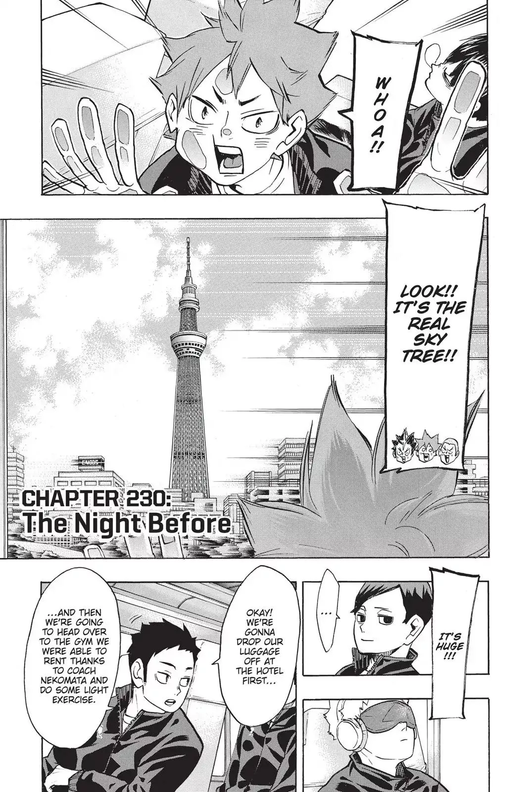 Read Haikyu!! Chapter 230 - The Night Before Online