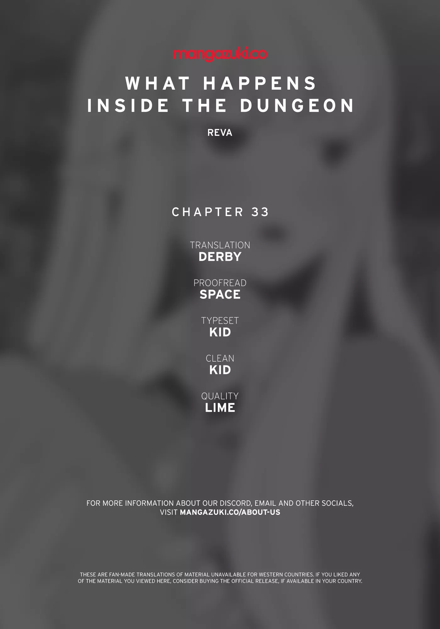 Read What Happens Inside the Dungeon Chapter 33 Online