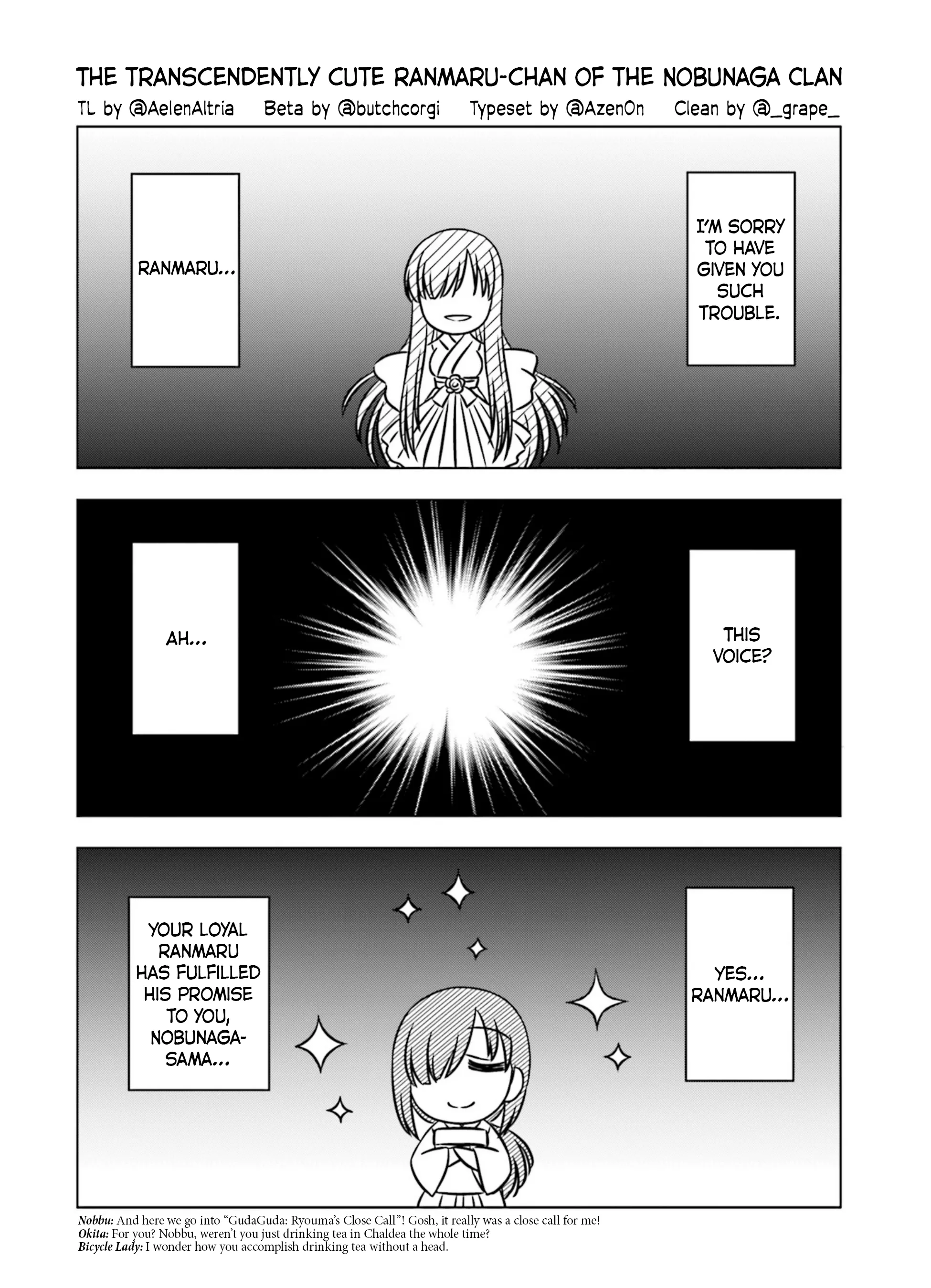 Read Gudaguda Ace RE Chapter 10 - The transcendently cute Ranmaru-chan of the Nobunaga Clan Online