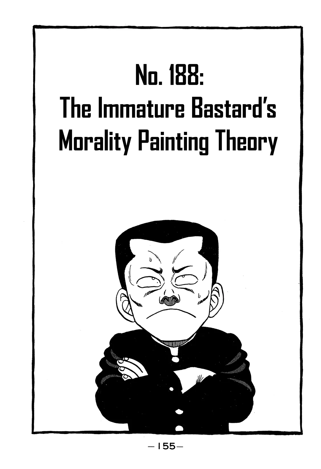 Read Be-Bop-Highschool Chapter 188 - The Immature Bastard's Morality Painting Theory Online