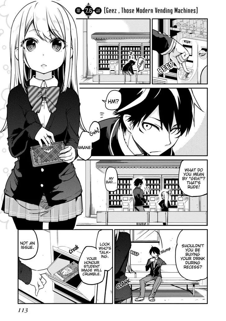 Read Oroka na Tenshi wa Akuma to Odoru Chapter 7.5 - Geez, Those Modern Vending Machines Online