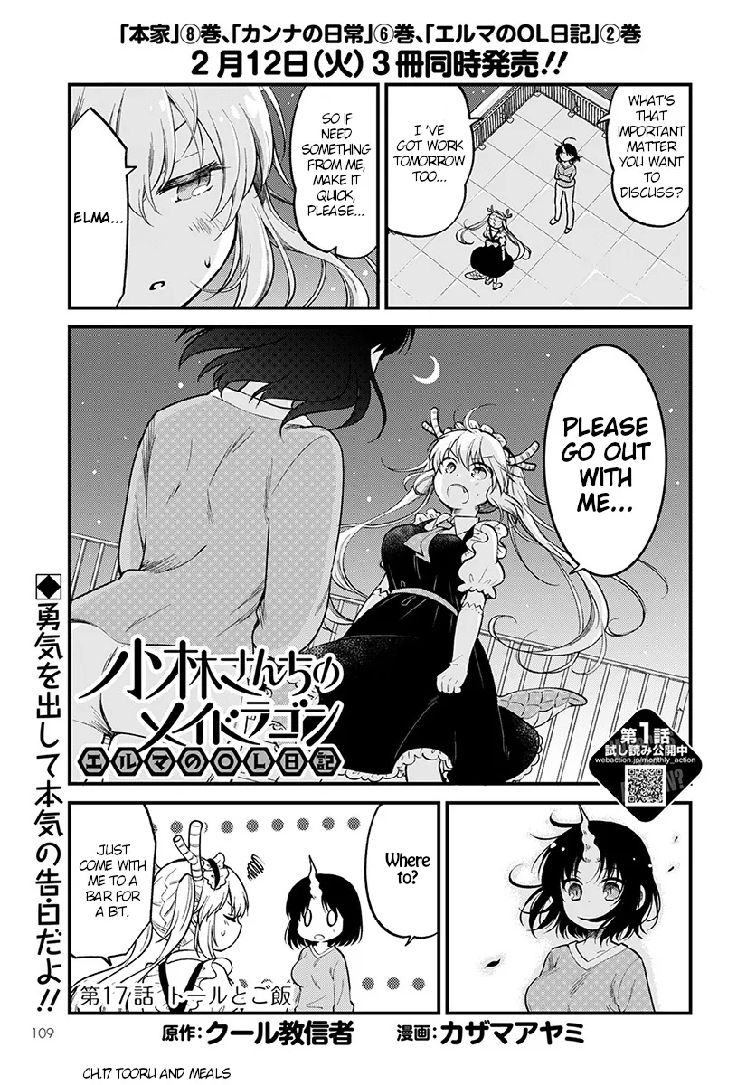 Read Kobayashi-san chi no Maid Dragon: Elma OL Nikki Chapter 17 - Tooru and meals Online