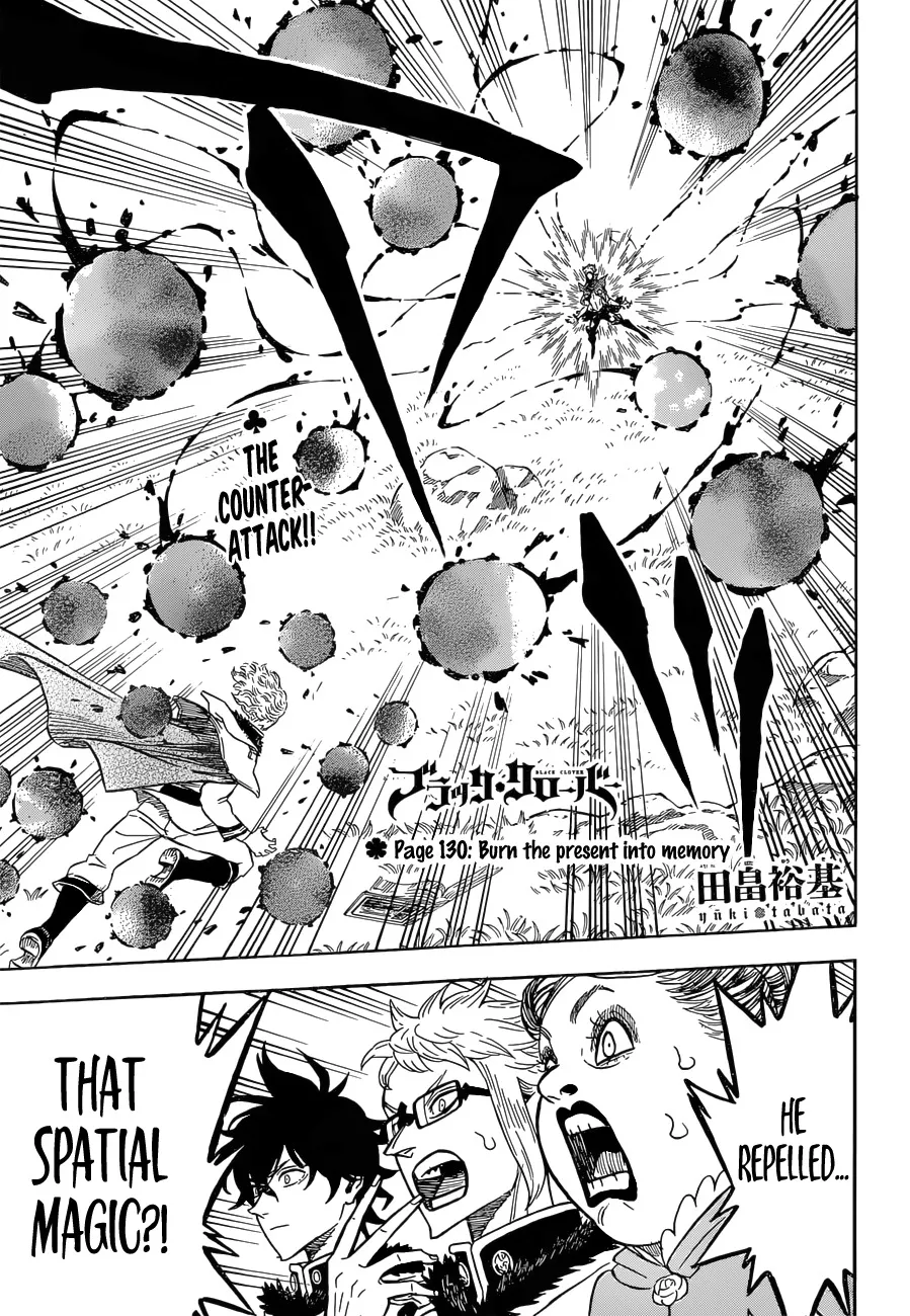 Read Black Clover Chapter 130 Online