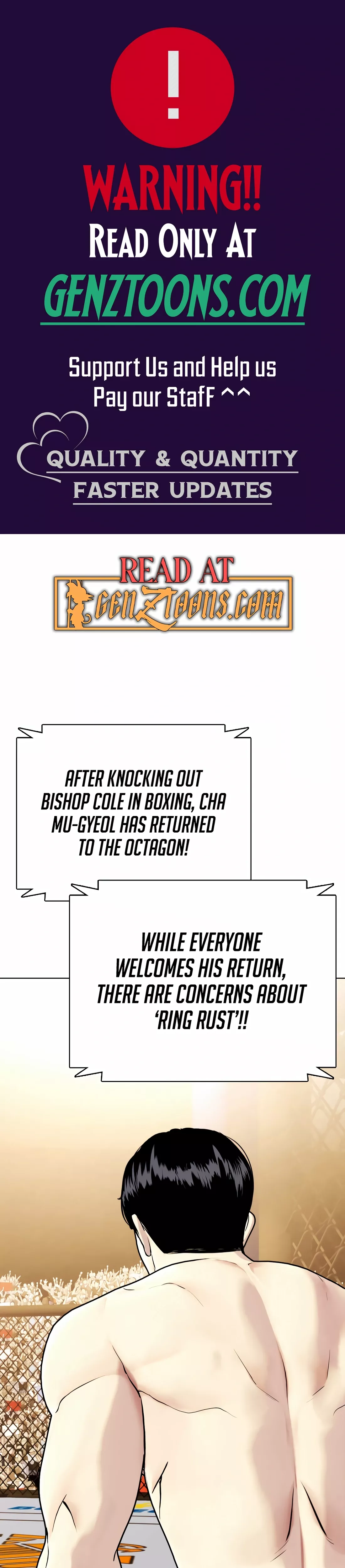 Read The Outcast is a Fighter Chapter 100 Online