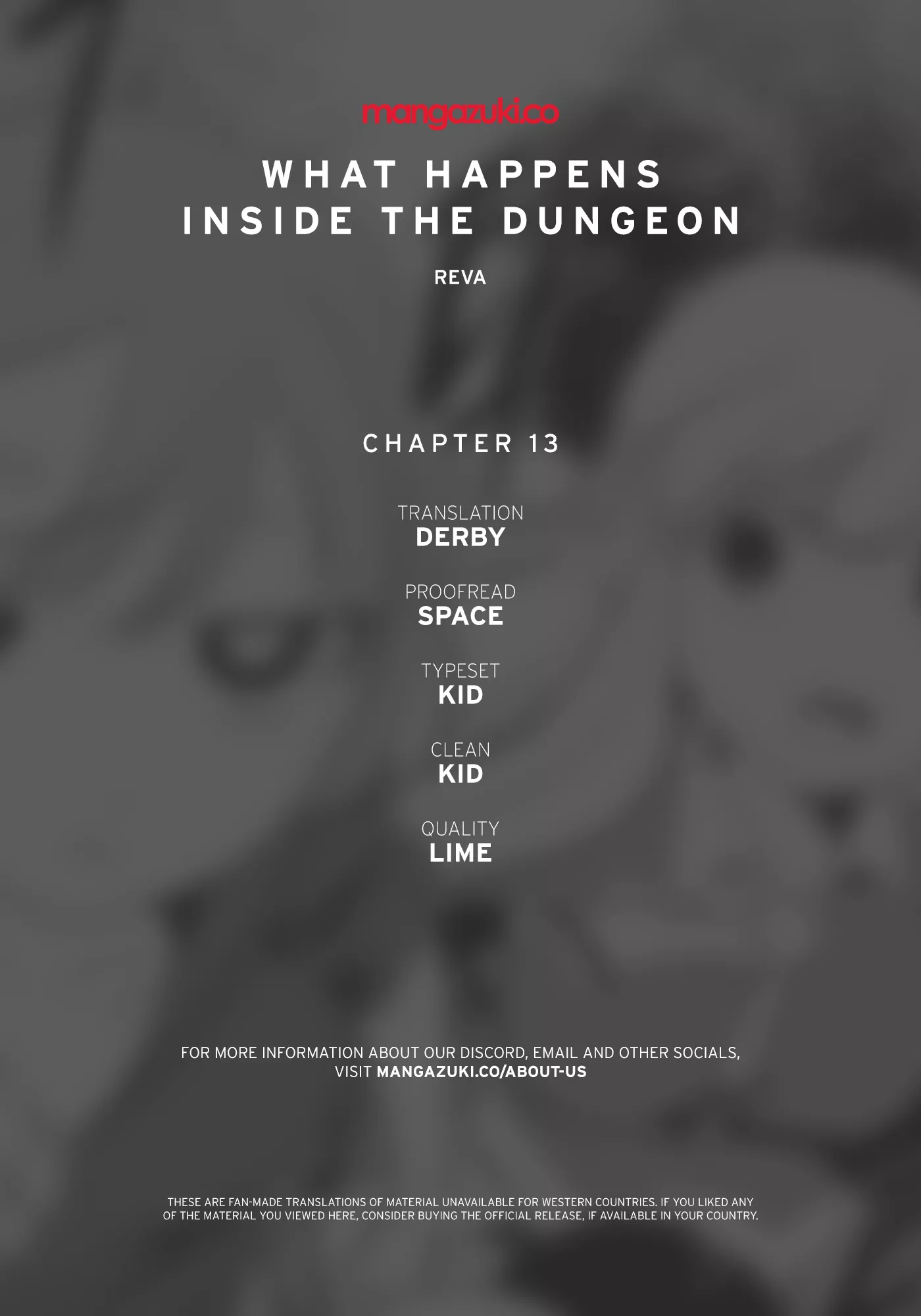 Read What Happens Inside the Dungeon Chapter 13 Online