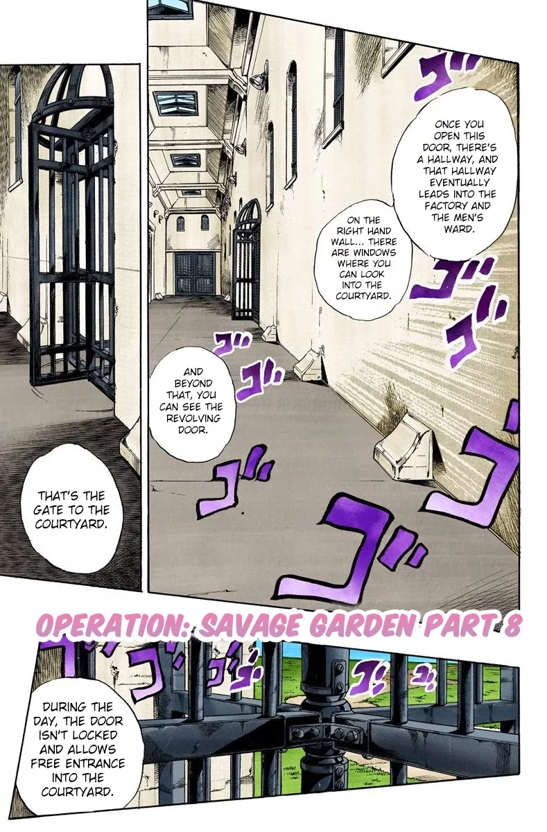 Read JoJo’s Bizarre Adventure Part 6: Stone Ocean Chapter 47 - Operation Savage Garden Part 8 Online