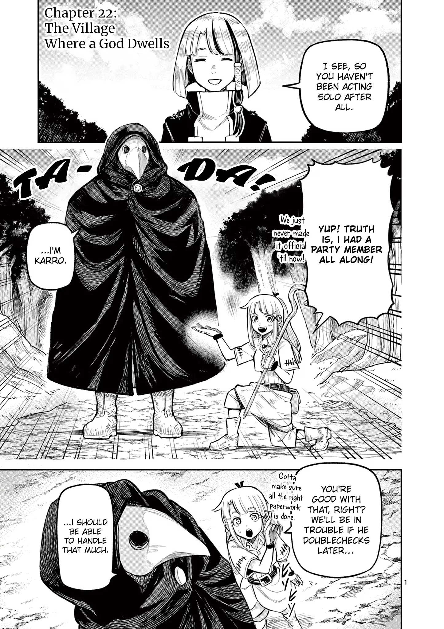 Read Juuou to Yakusou Chapter 22 - The Village Where a God Dwells Online