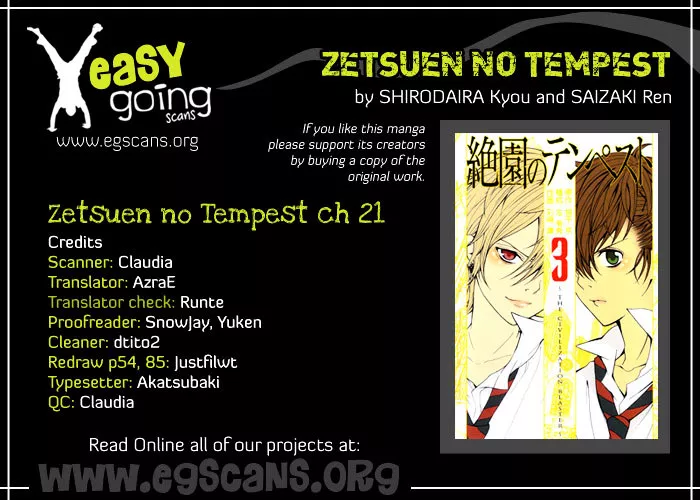 Read Zetsuen no Tempest Chapter 21 - They Seem To Be Planning Something Online