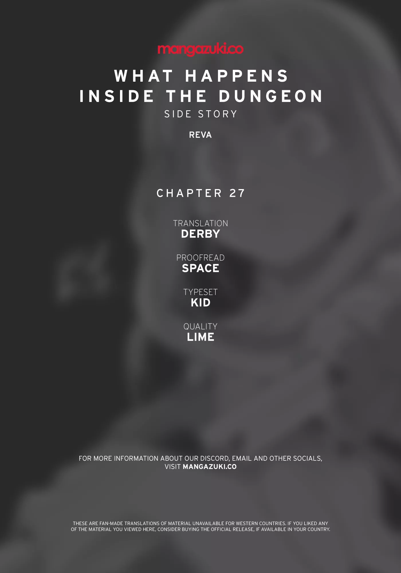 Read What Happens Inside the Dungeon Chapter 137 - Side Story - Chapter 27 Online