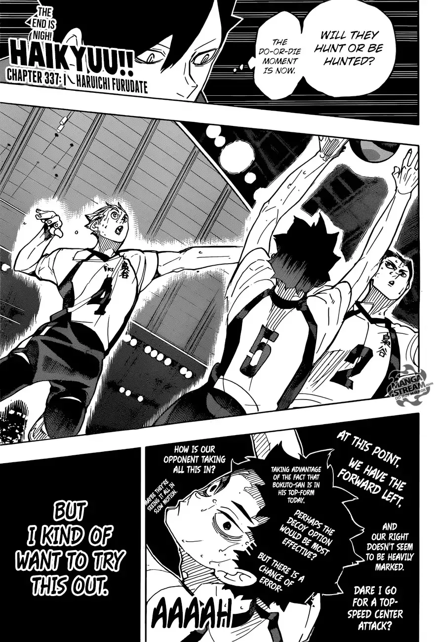 Read Haikyu!! Chapter 337 - I Online