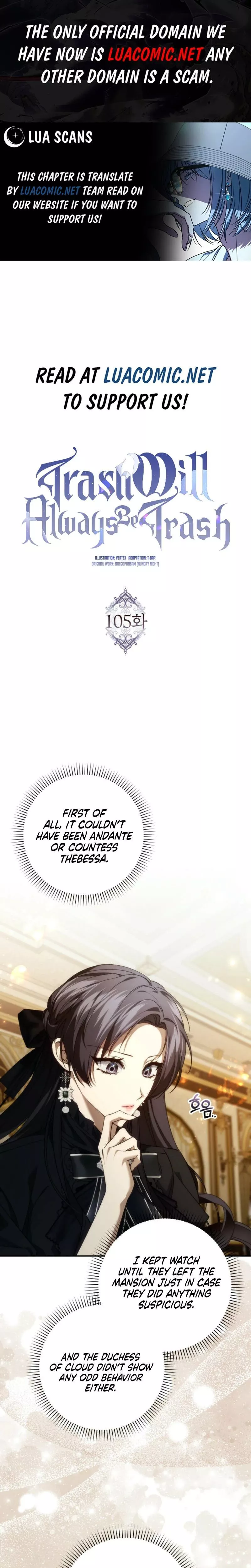 Read Trash Will Always Be Trash Chapter 105 Online