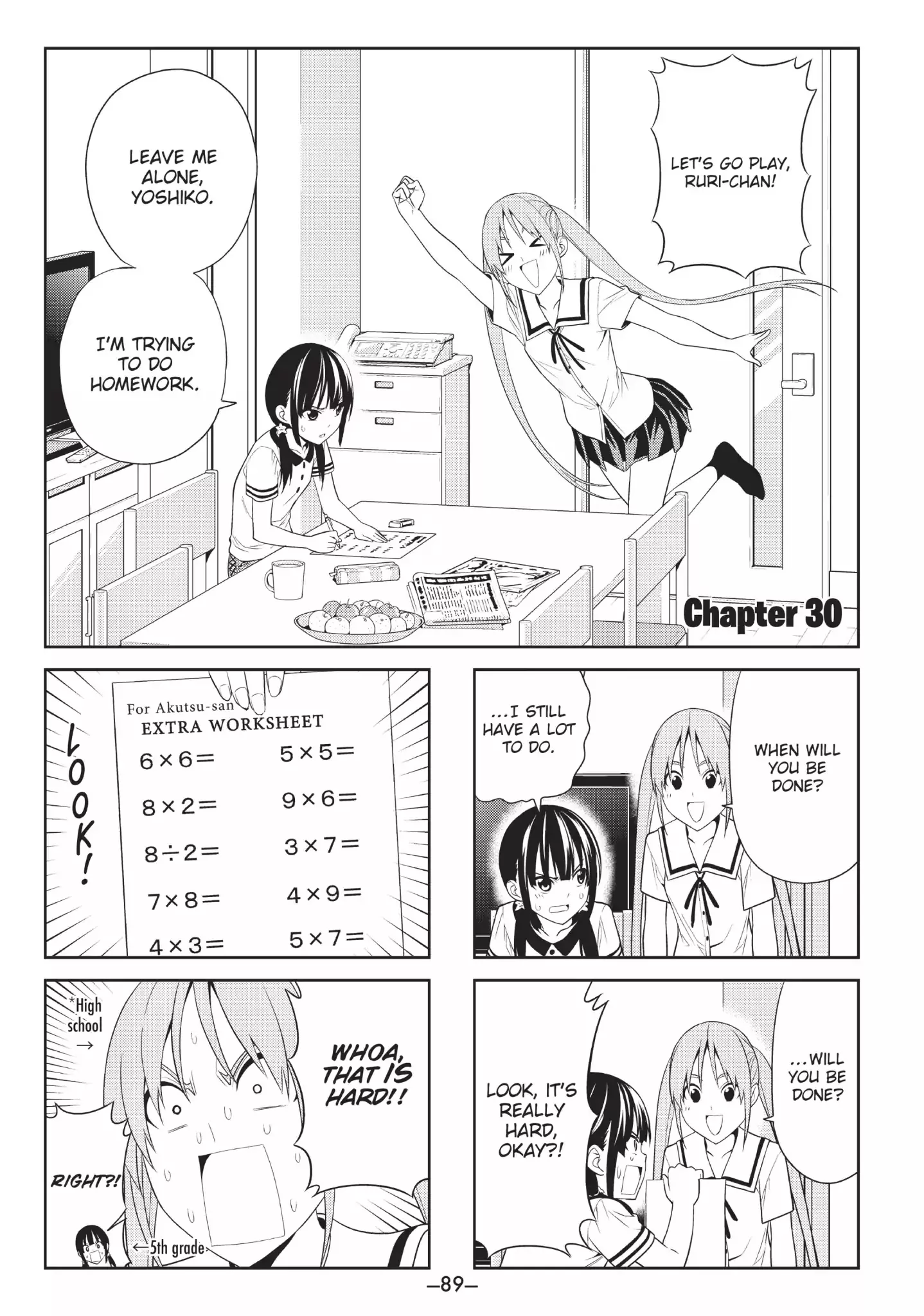 Read Aho Girl Chapter 30 Online