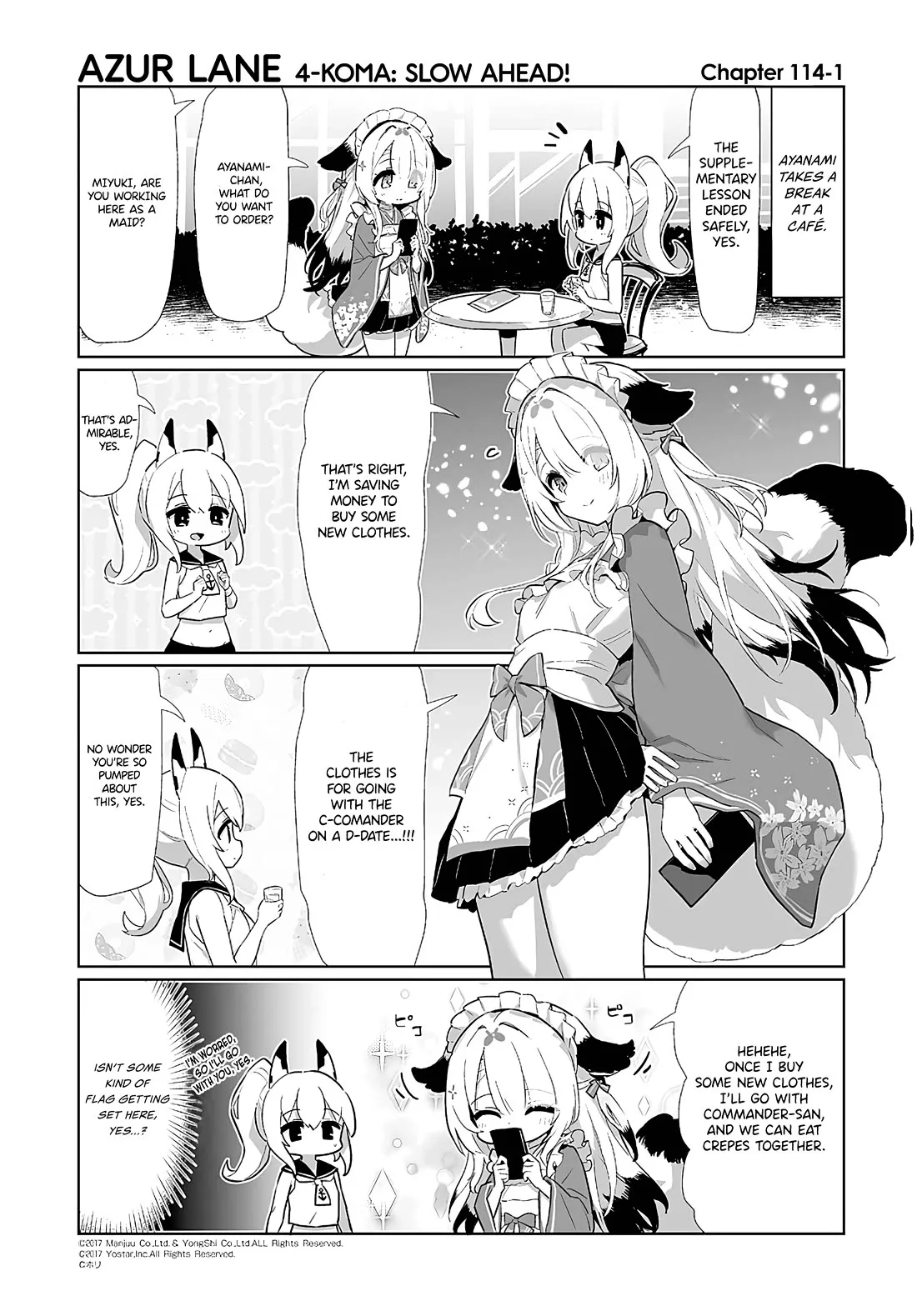 Read Azur Lane 4-koma: Slow Ahead Chapter 114 - Miyuki Online