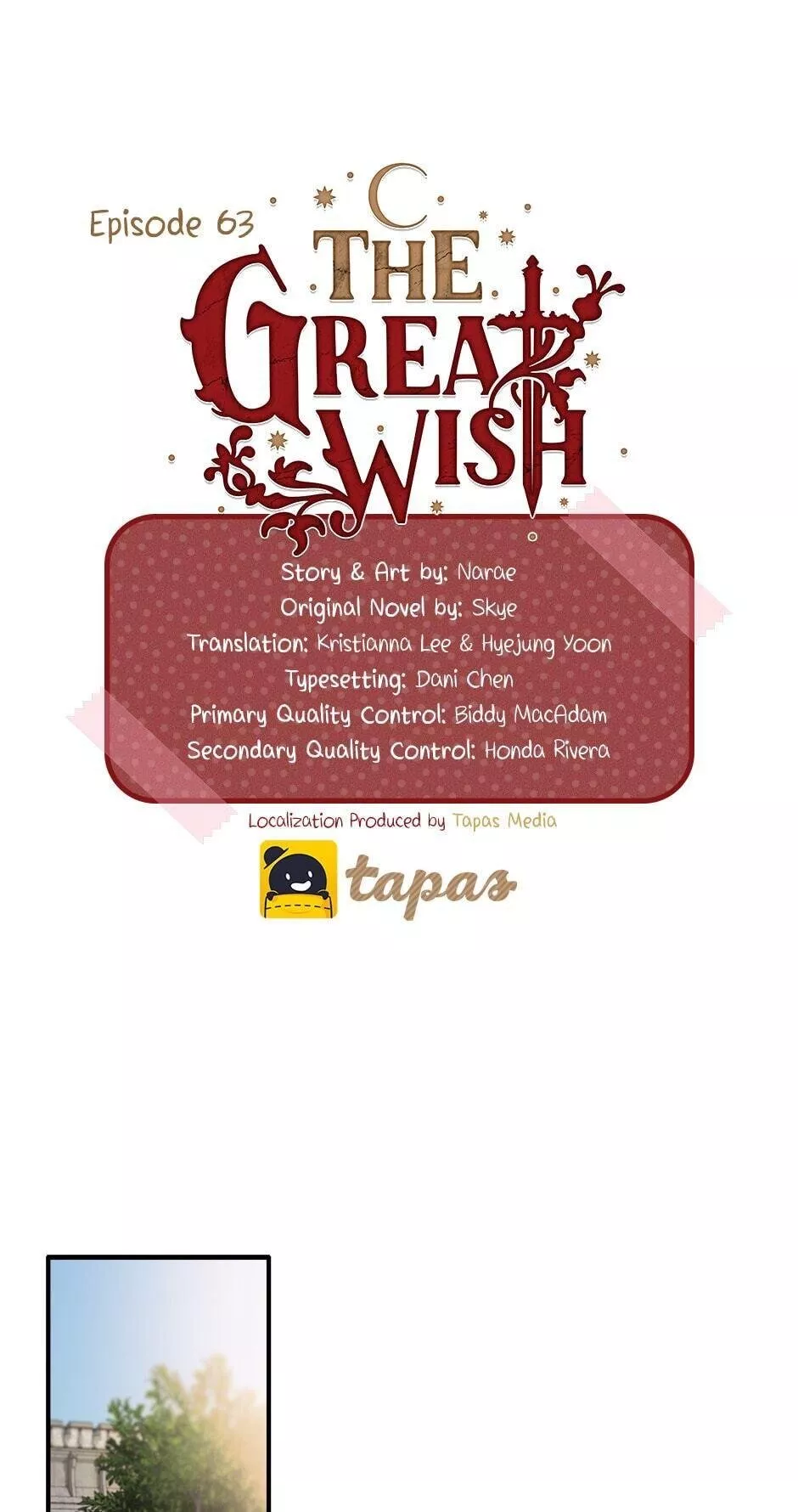 Read The Great Wish Chapter 63 Online