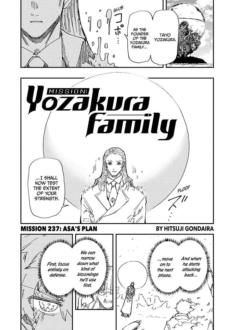 Read Mission: Yozakura Family Chapter 237 Online