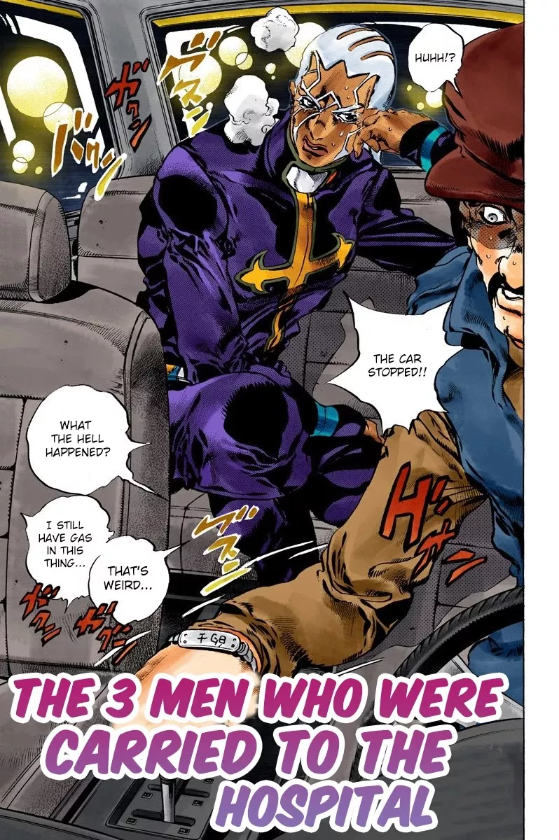 Read JoJo’s Bizarre Adventure Part 6: Stone Ocean Chapter 103 - The 3 Men Who Were Carried To The Hospital Online