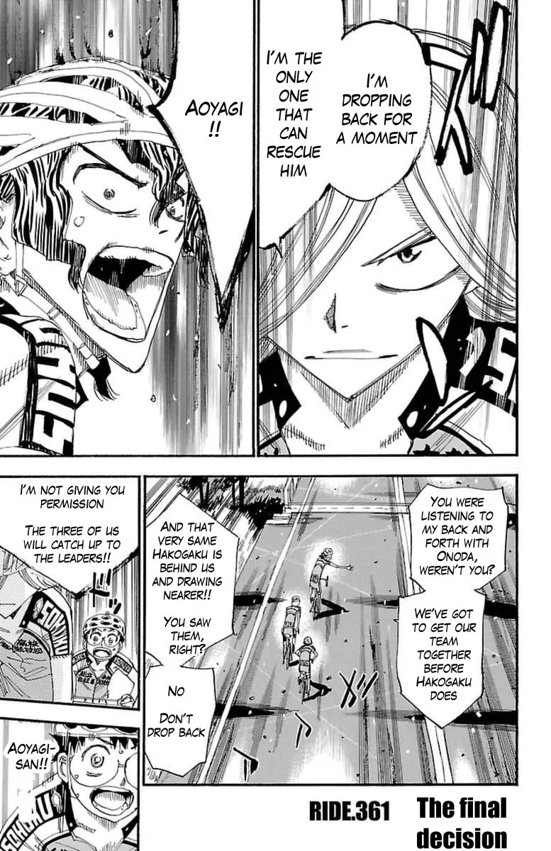 Read Yowamushi Pedal Chapter 361 - The Final Decision Online