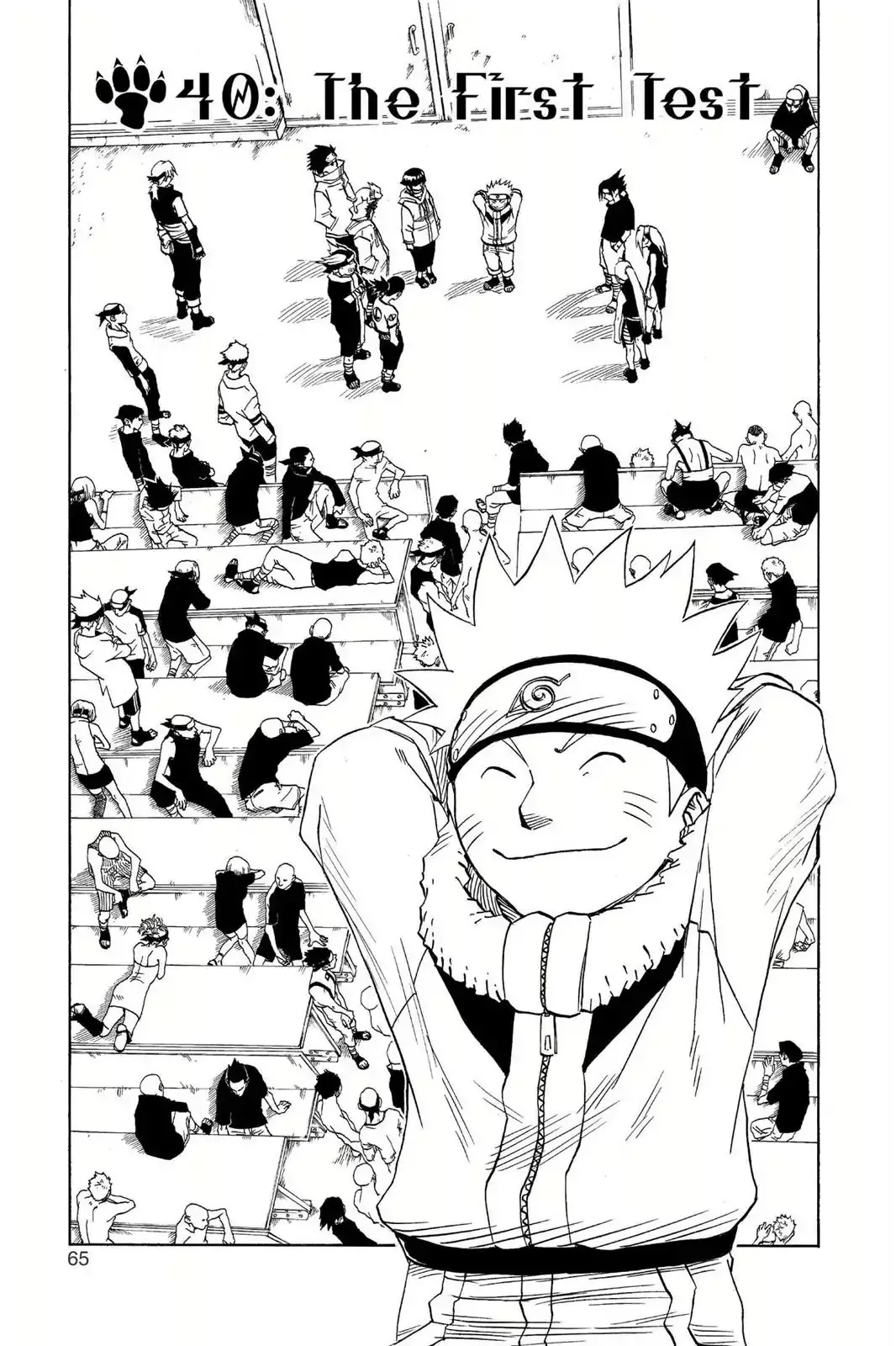 Read Naruto Chapter 40 - The First Test Online