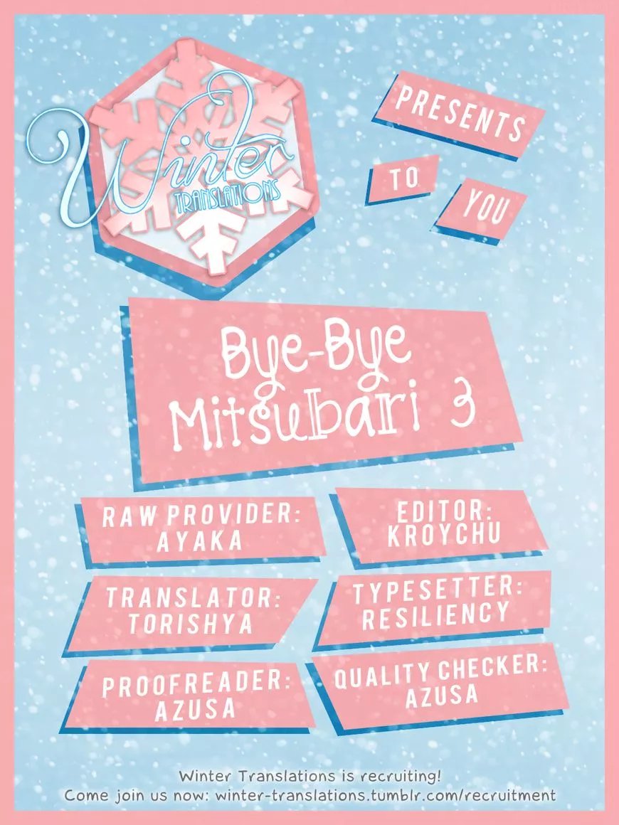 Read Bye-Bye Mitsubari Chapter 3 Online