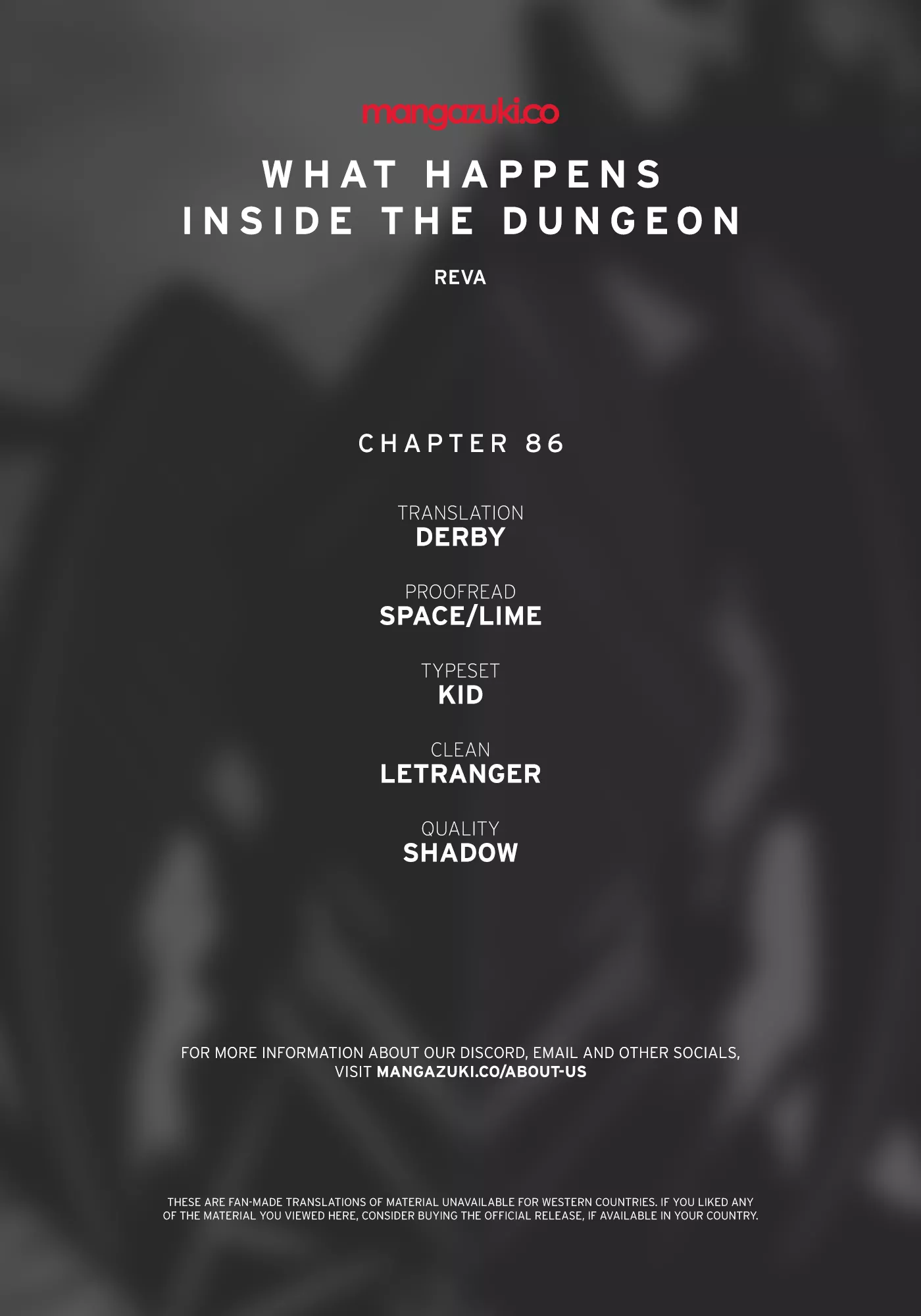Read What Happens Inside the Dungeon Chapter 86 Online