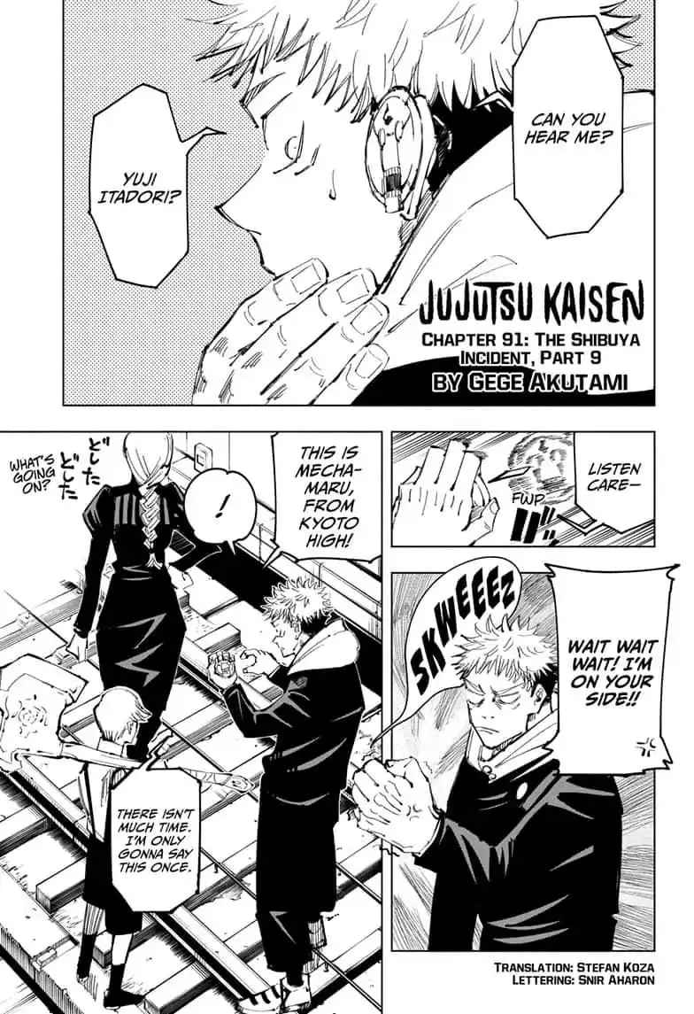 Read Jujutsu Kaisen Chapter 91 - The Shibuya Incident, Part 9 Online