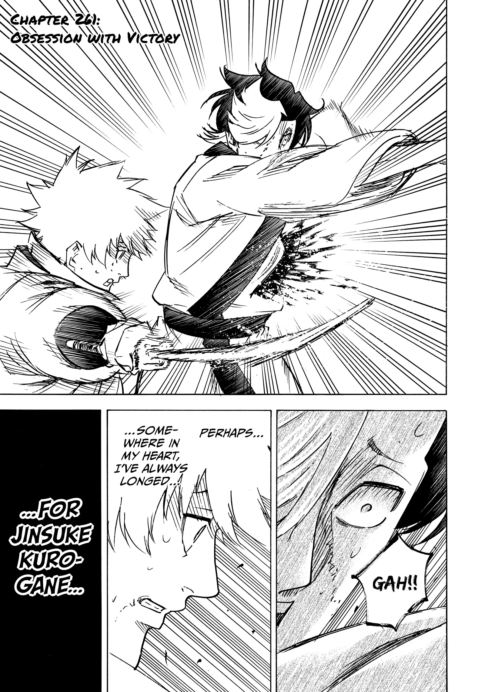 Read Gamaran: Shura Chapter 261 - Obsession with Victory Online
