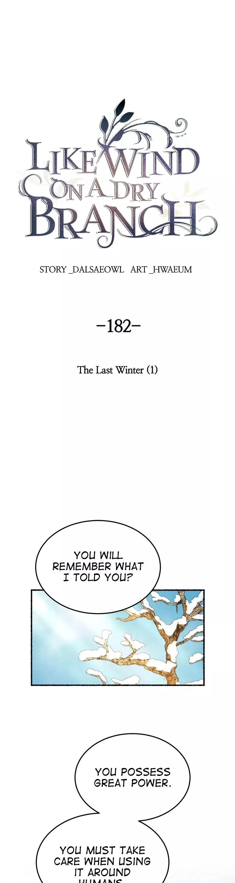 Read Like Wind on a Dry Branch Chapter 184 - Ep. 182 - The Last Winter (1) Online