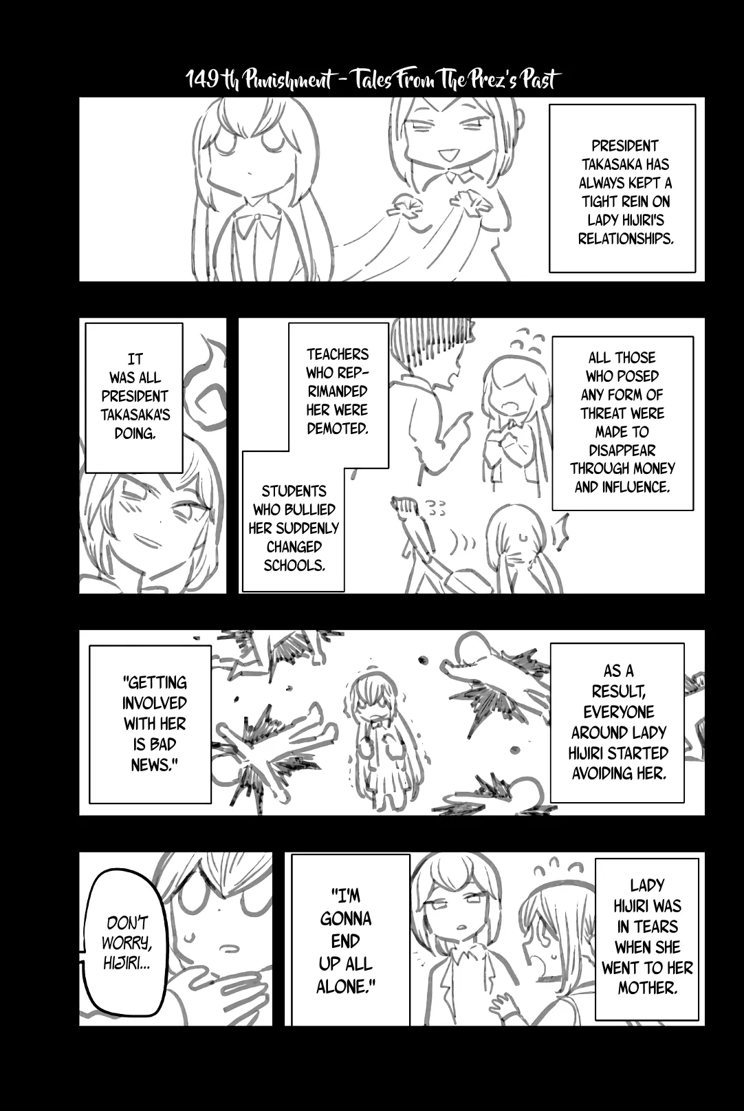 Read Houkago no Goumon Shoujo Chapter 149 - Tales From The Prez's Past Online