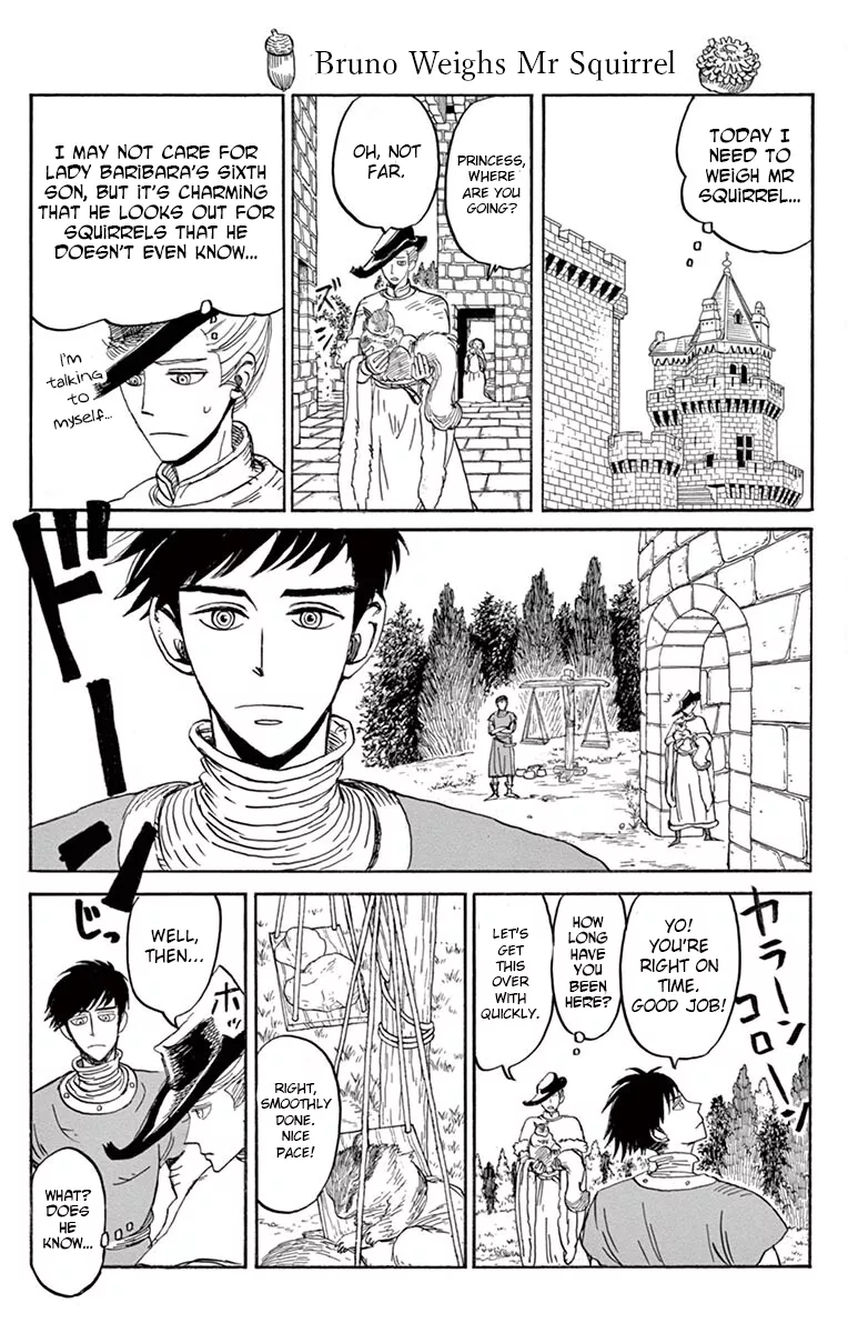 Read The Seven Knights of the Marronnier Kingdom Chapter 20.5 - Bruno Weighs Mr Squirrel Online
