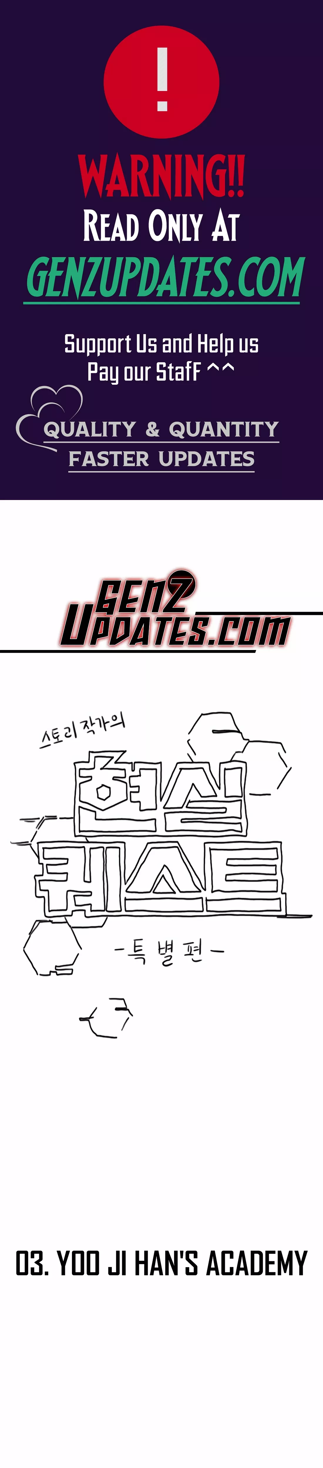 Read Reality Quest Chapter 164.7 - Yoo Ji han's Academy Online