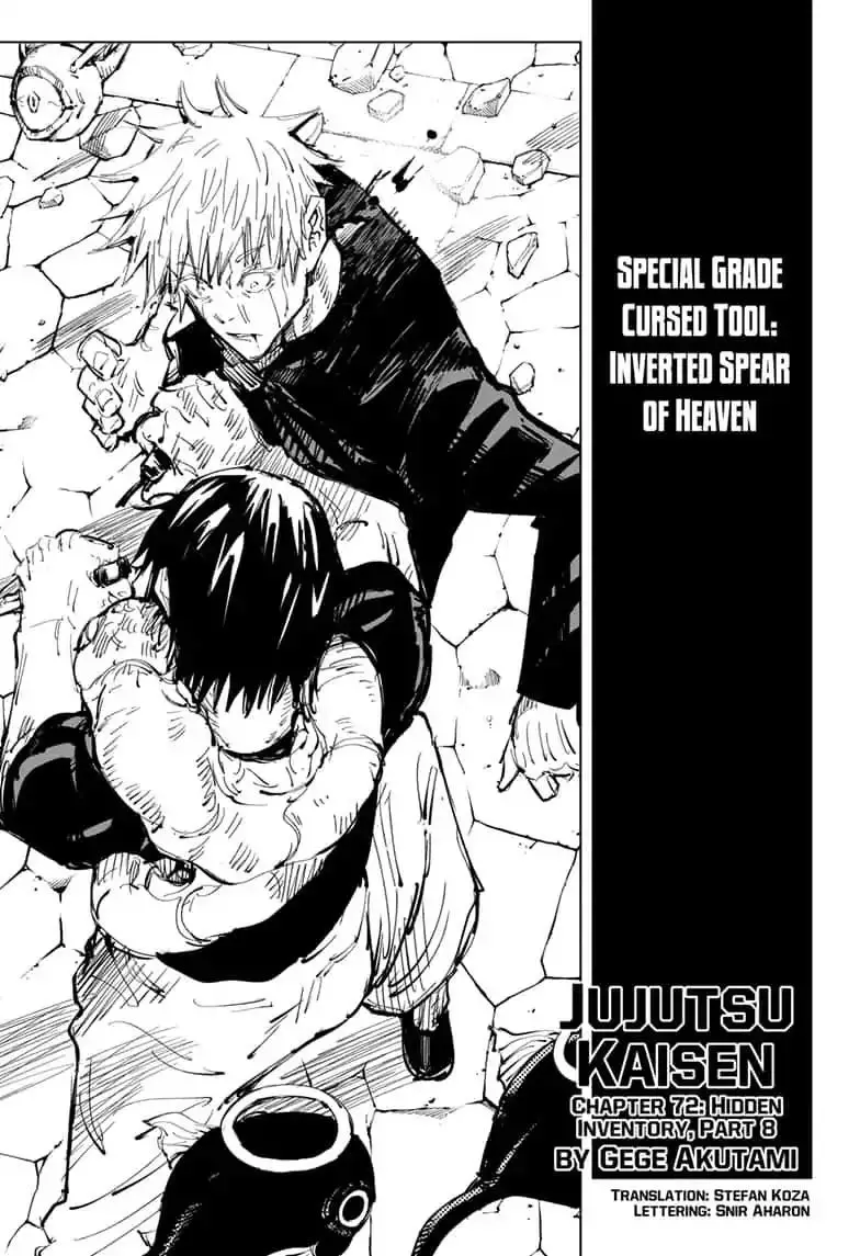 Read Jujutsu Kaisen Chapter 72 - Hidden Inventory, Part 8 Online