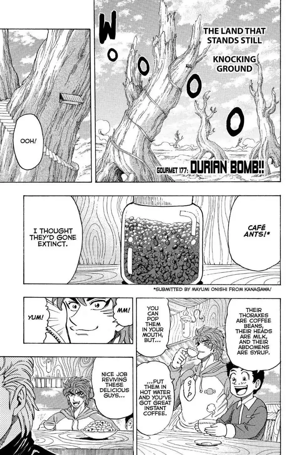 Read Toriko Chapter 177 - Vol.20 Gourmet 177: Durian Bomb!! Online