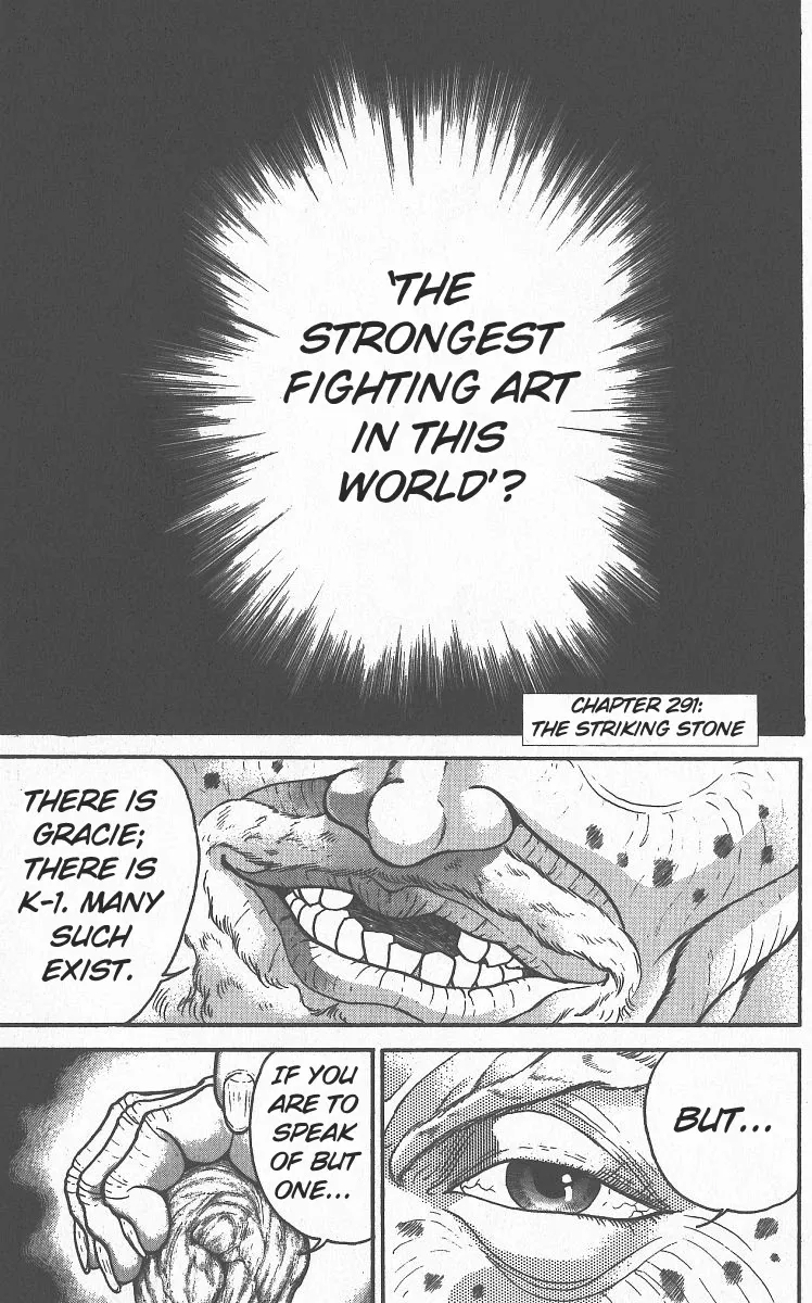 Read Grappler Baki Chapter 291 - The Striking Stone Online