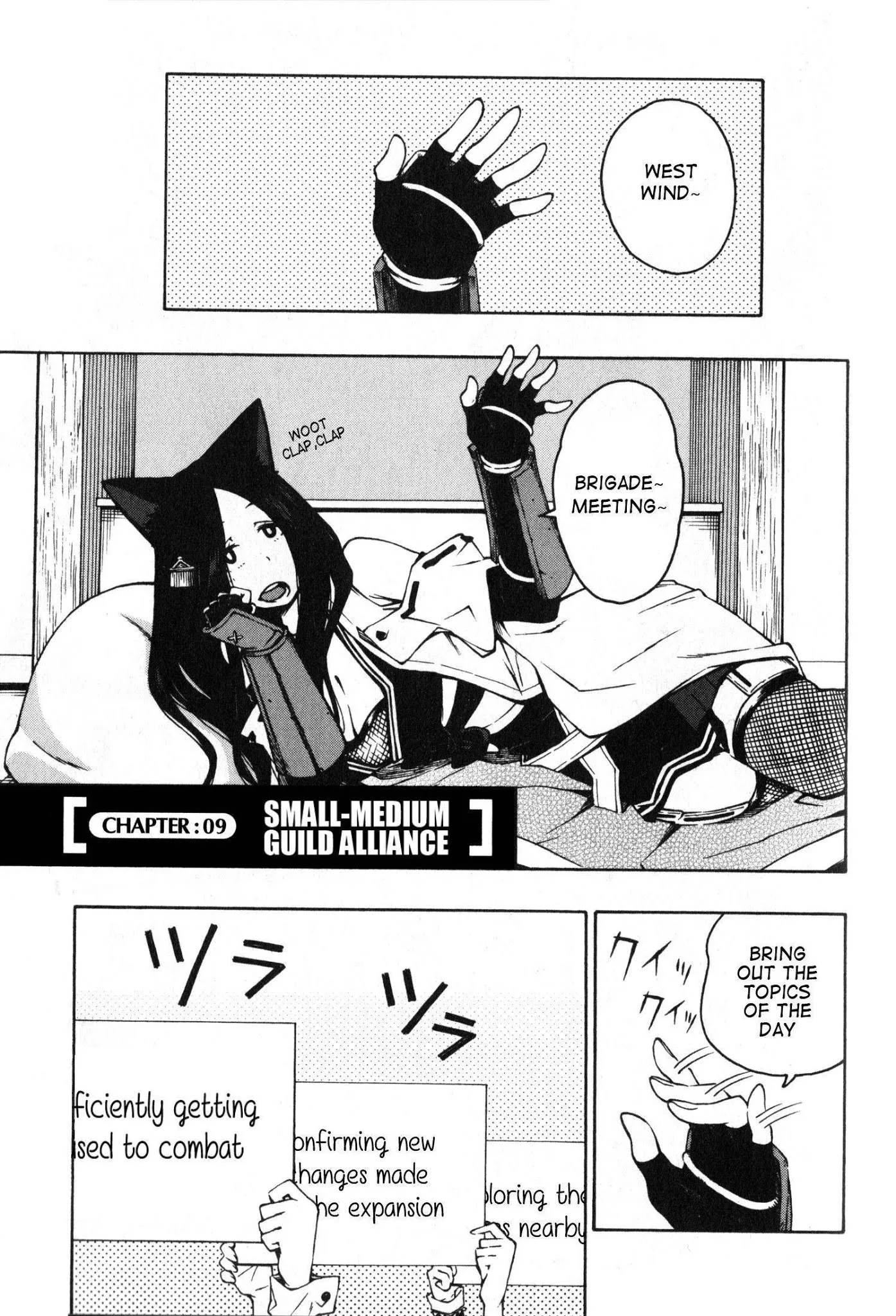 Read Log Horizon – Nishikaze no Ryodan Chapter 9 - Small-Medium Guild Alliance Online