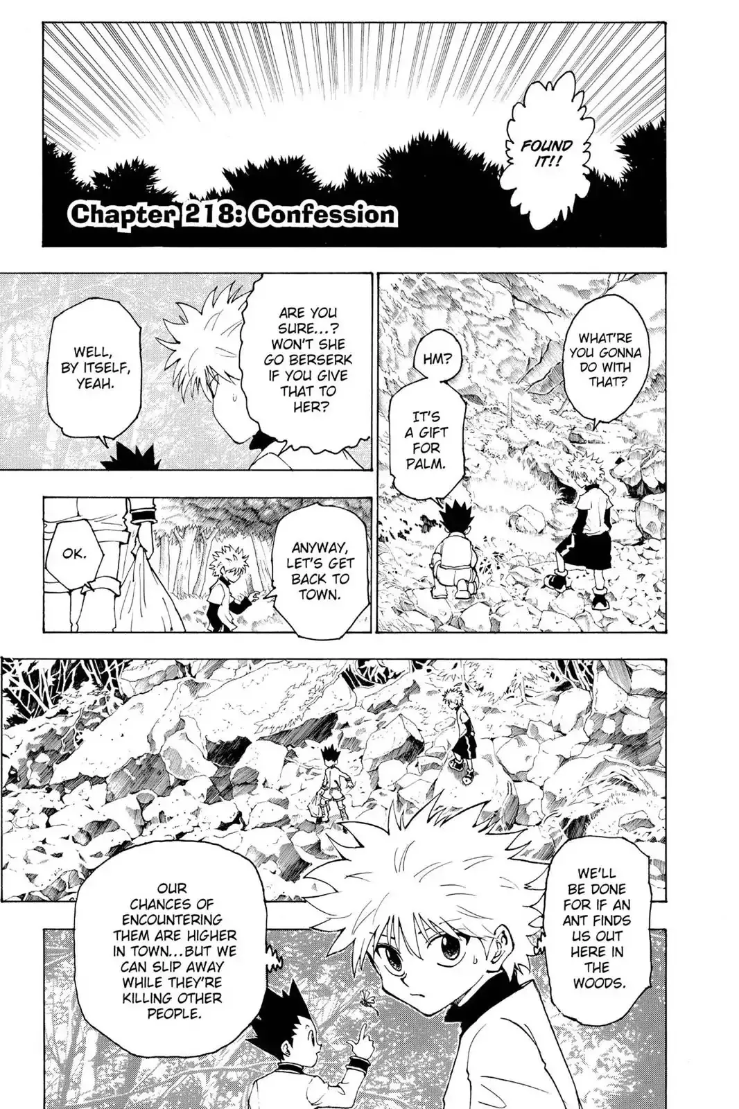 Read Hunter X Hunter Chapter 218 - Confession Online