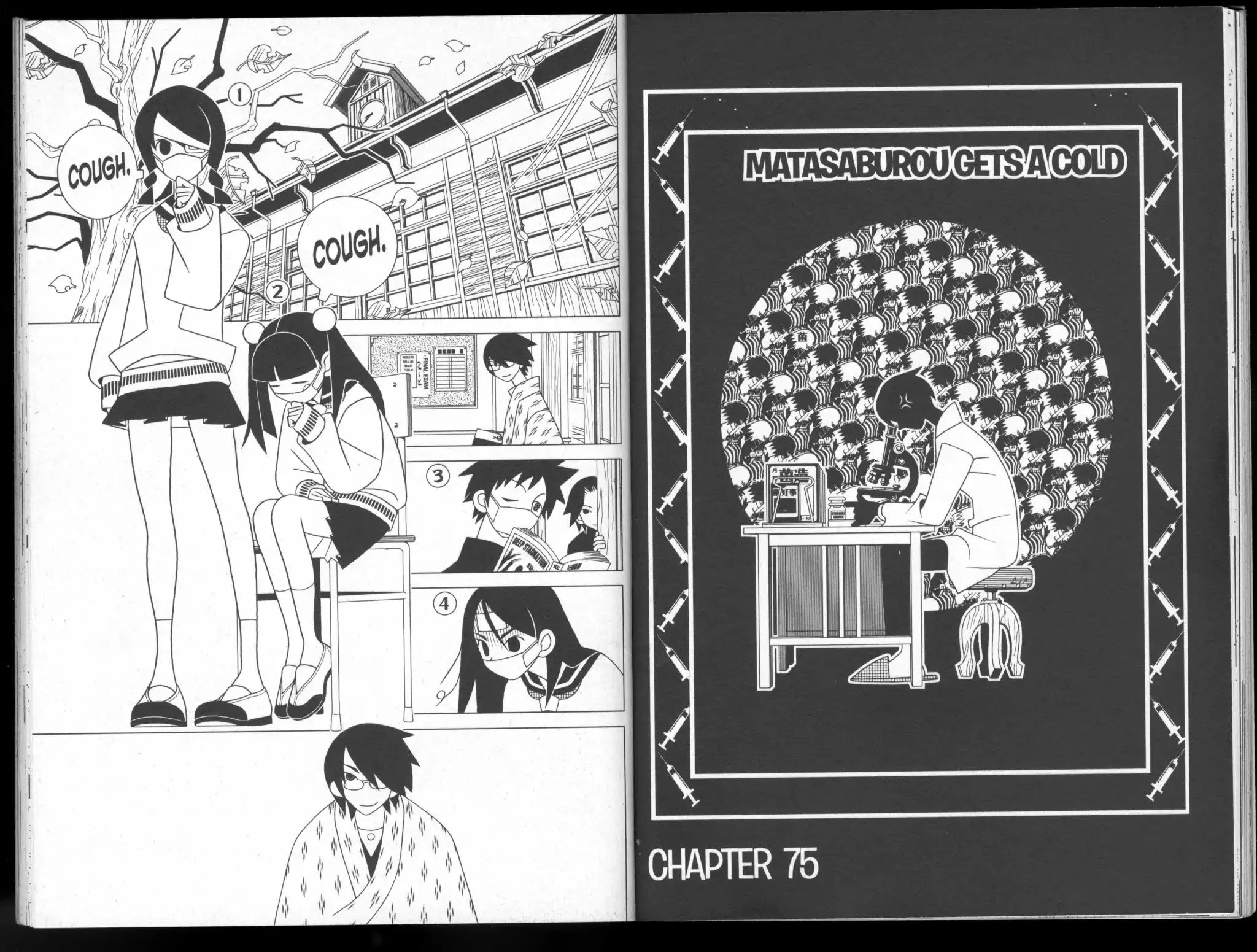 Read Sayonara Zetsubou Sensei Chapter 75 - Matasaburou Gets a Cold Online