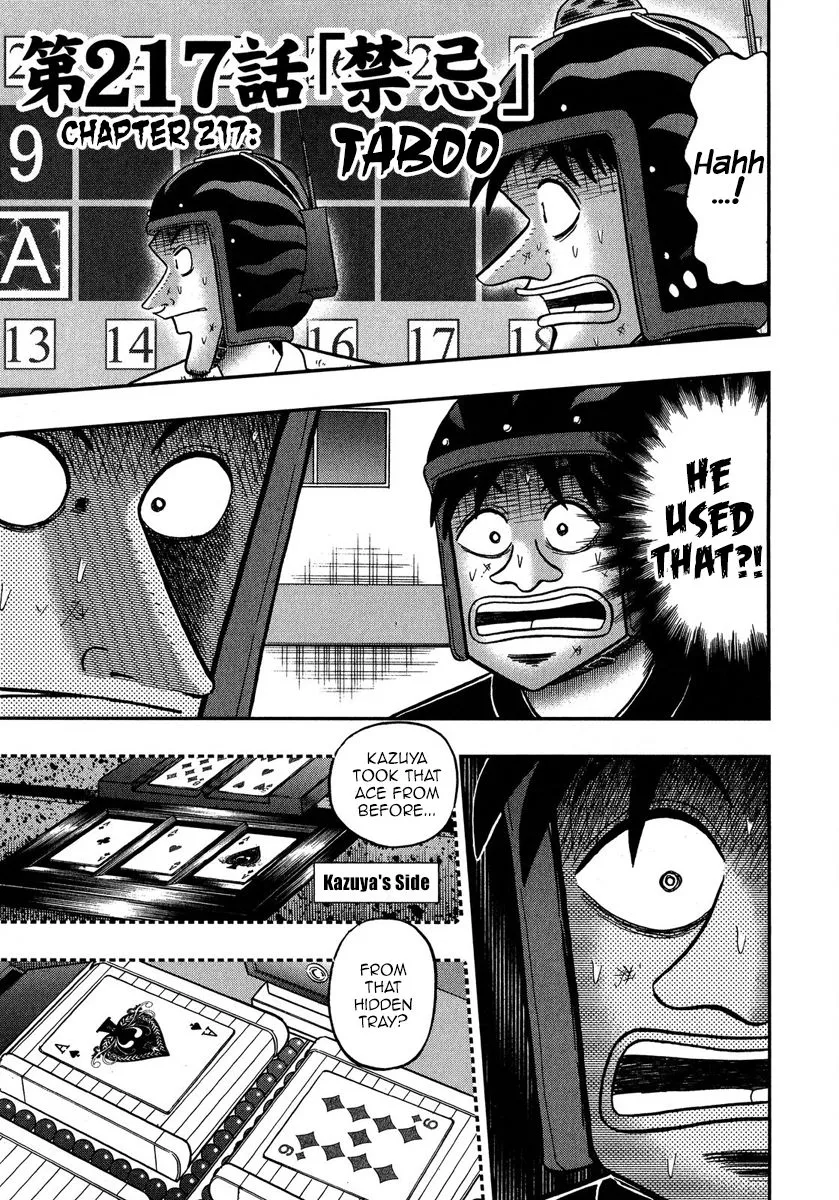 Read Gambling Outcast Kaiji: The One Poker Arc – Kaiji Part 5 Chapter 217 Online