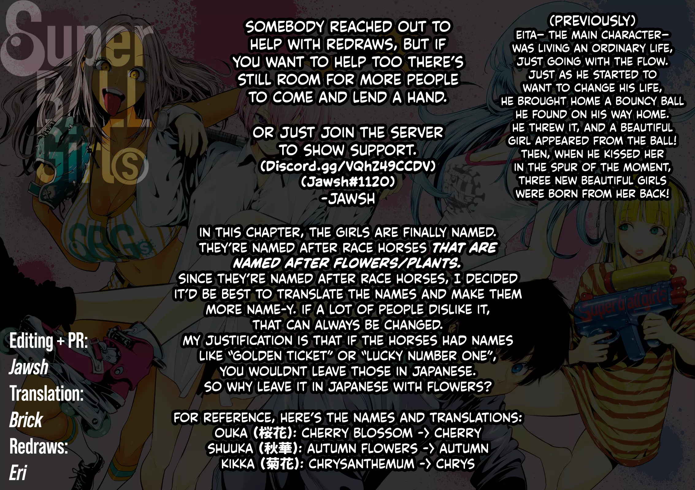 Read Super Ball Girls Chapter 4 - Name Online