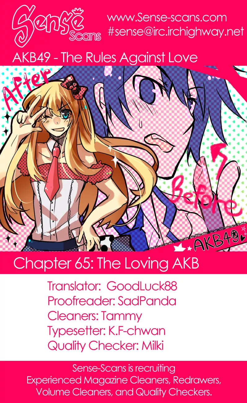 Read AKB49 – Renai Kinshi Jourei Chapter 65 - The Loving AKB Online