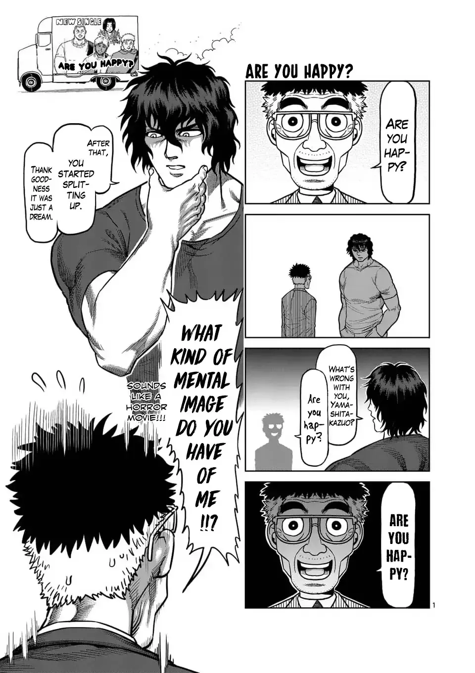 Read Kengan Ashura Chapter 188.5 - 4-Panel Extras (4) Online