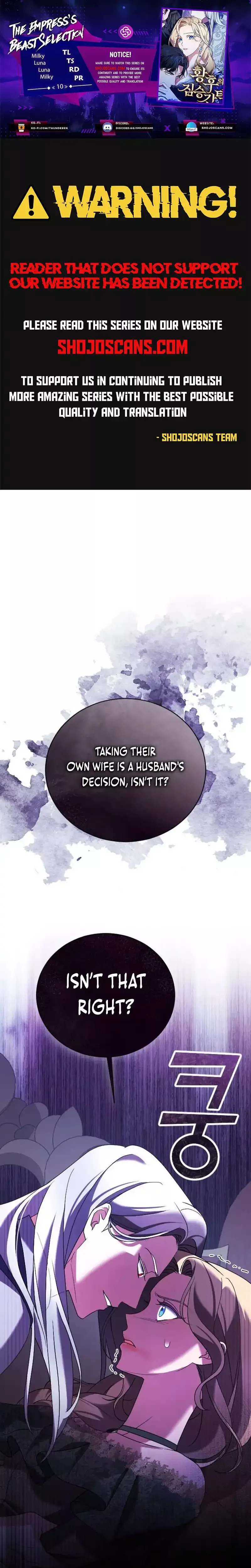 Read The Empress’s Beast Selection Chapter 10 Online
