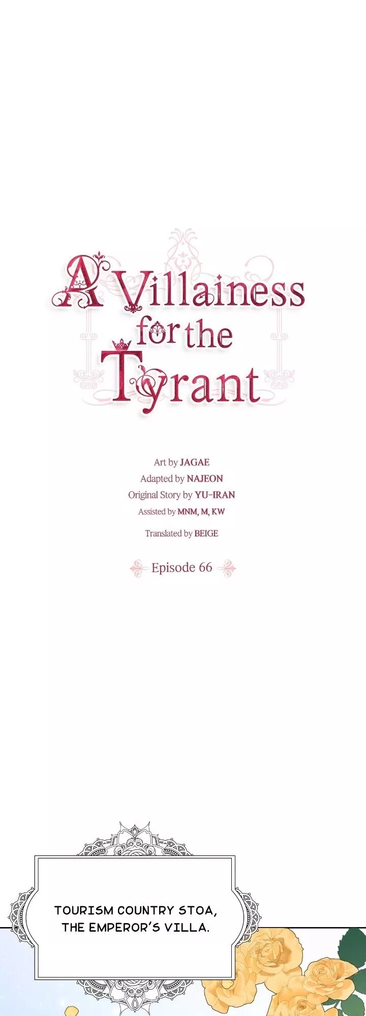 Read A Villainess for the Tyrant Chapter 66 Online