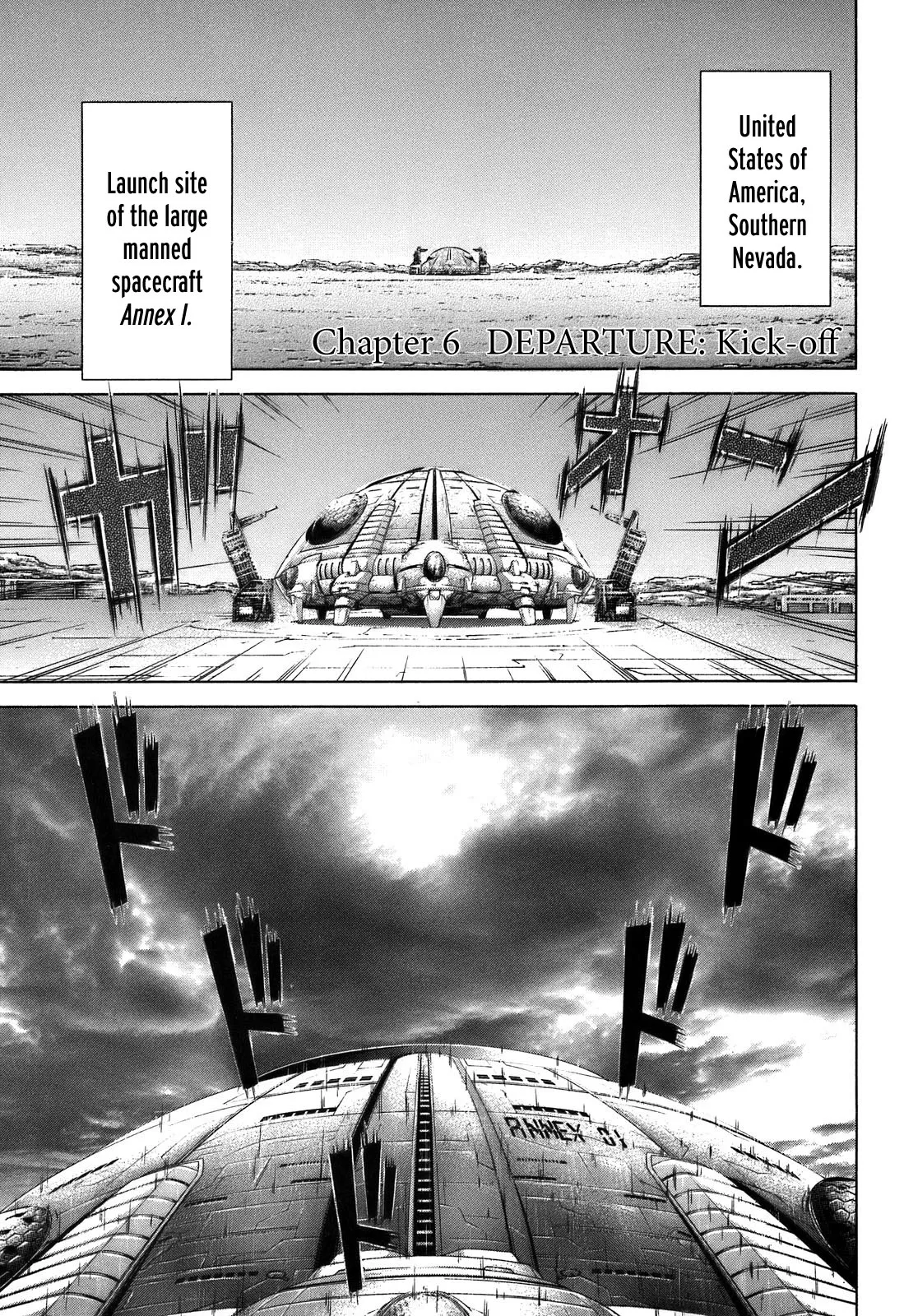 Read Terra Formars Chapter 6 - DEPARTURE Kick-off Online