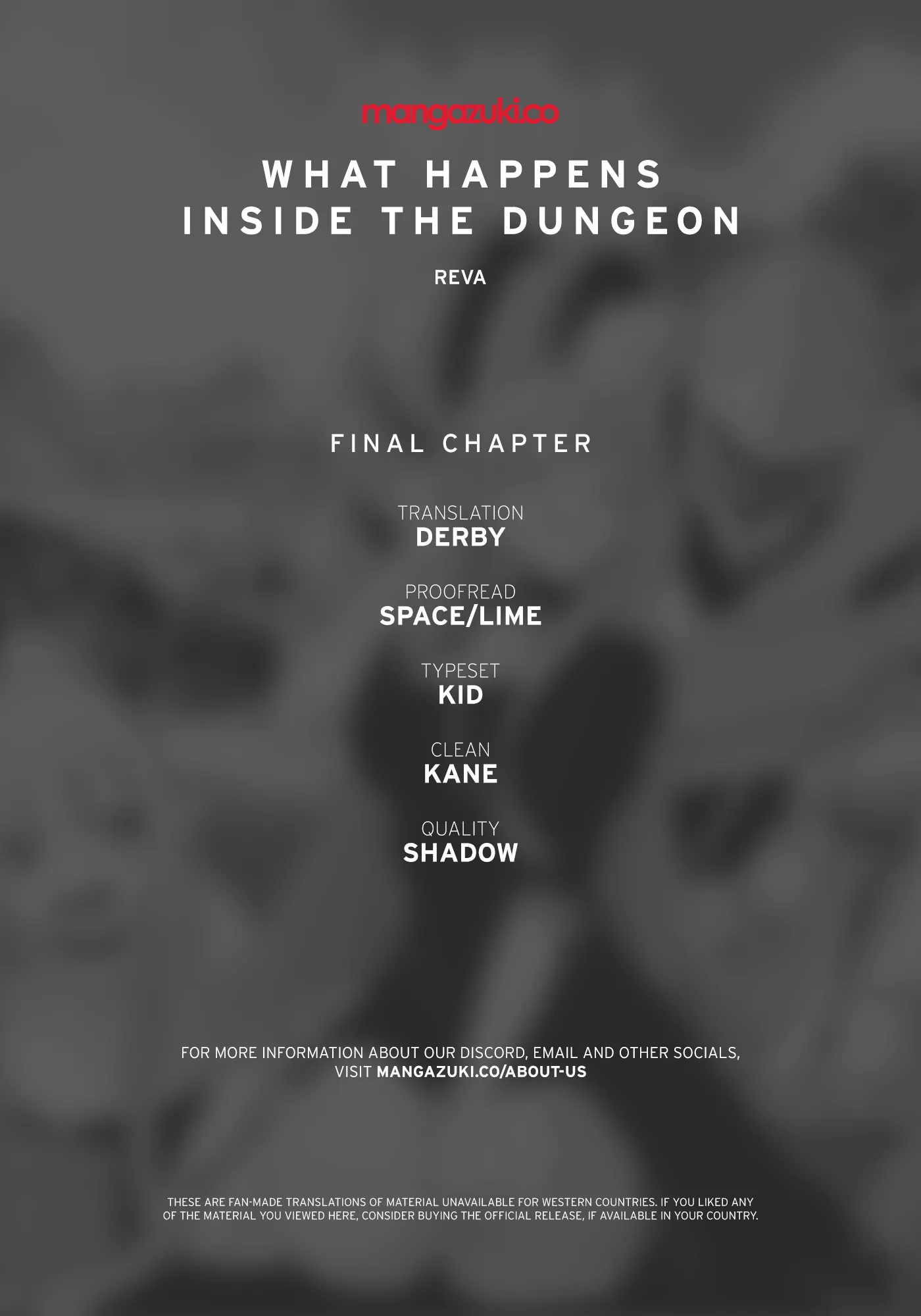 Read What Happens Inside the Dungeon Chapter 110 - Final Chapter Online