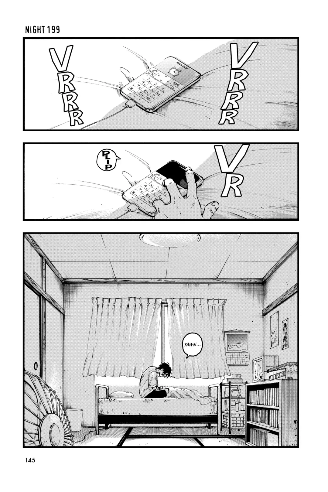 Read Yofukashi no Uta Chapter 199 Online