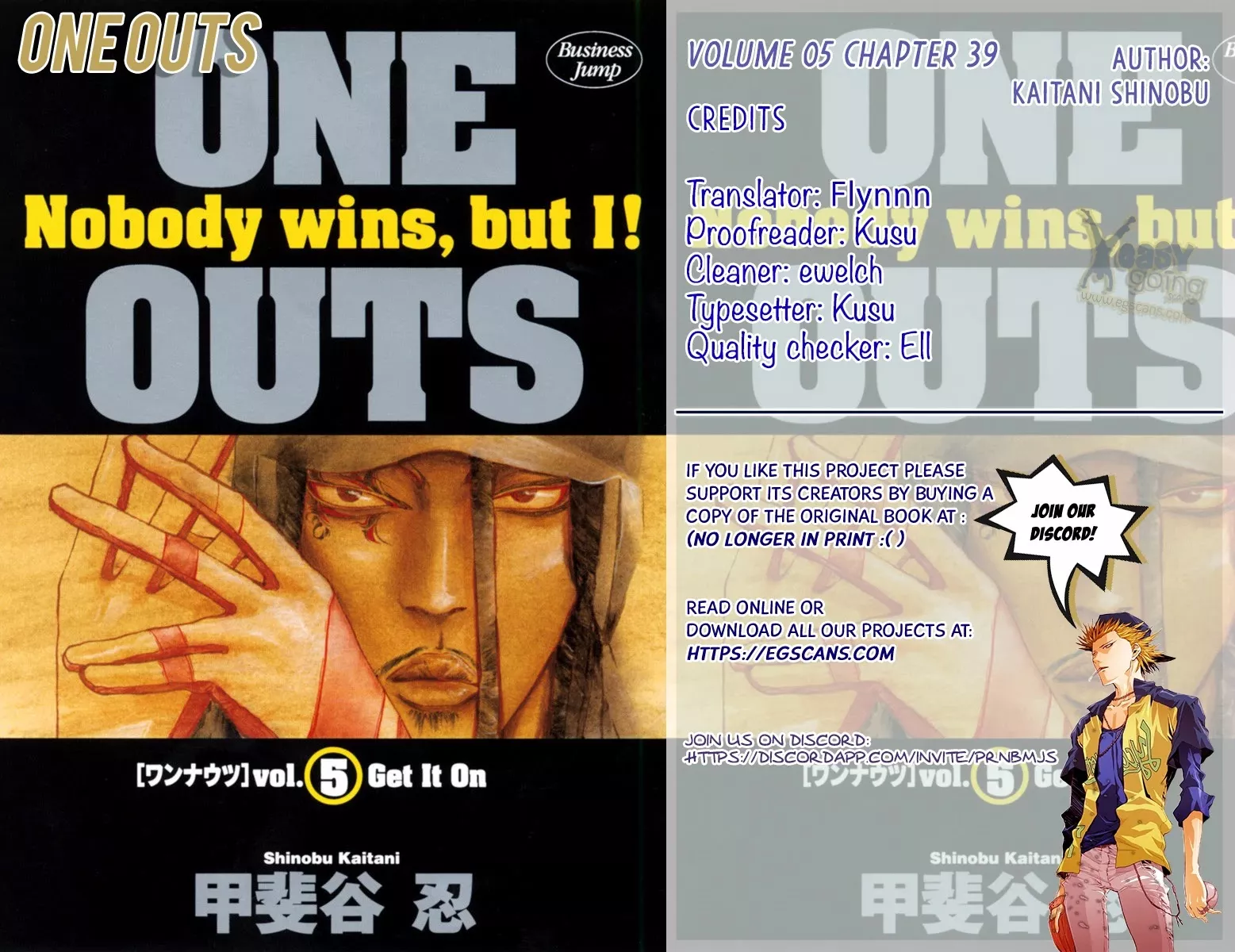 Read One Outs Chapter 39 - Tactics Online