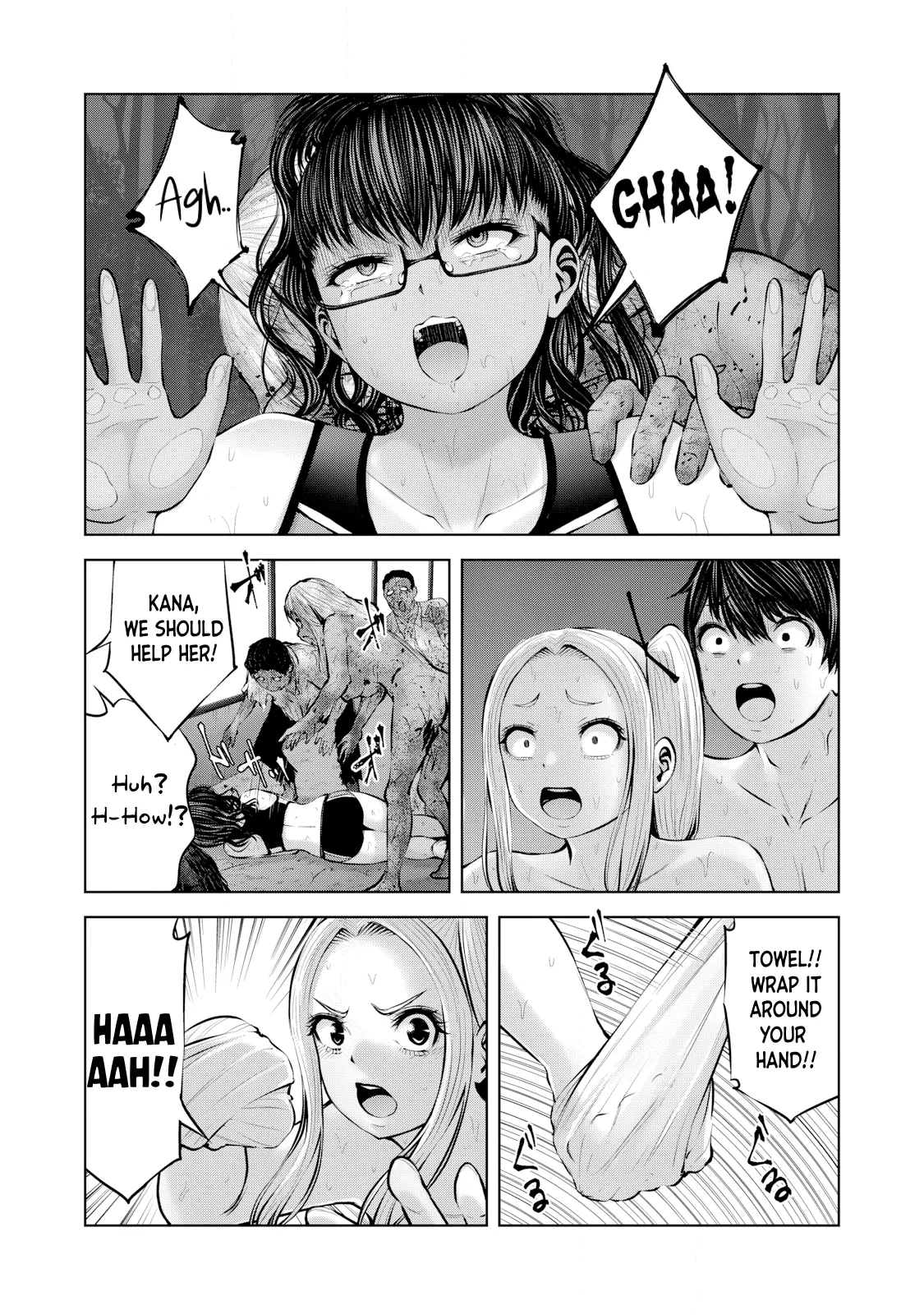 Read Zombie Sekai de Harem wo Tsukurou! Chapter 15.2 - Let's Save The Glasses Girl! ② Online