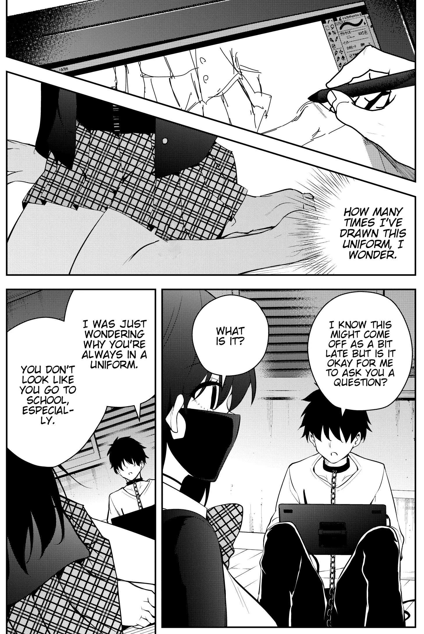Read Mishiranu Joshikousei ni Kankensareta Mangaka no Hanashi Chapter 24 - Day 24 Online