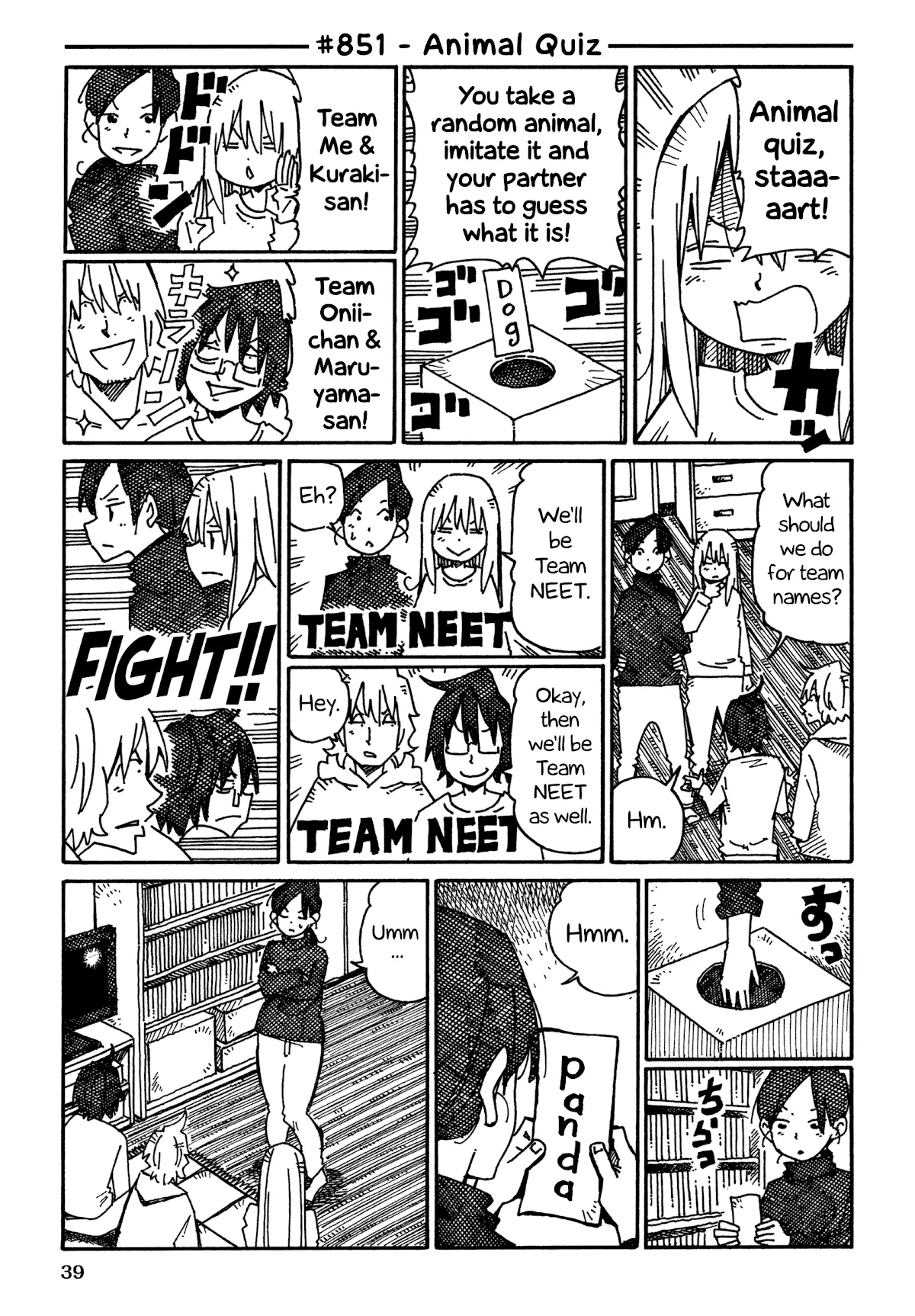 Read Hatarakanai Futari (The Jobless Siblings) Chapter 851 - Animal Quiz Online